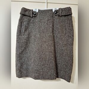 Wool blend skirt